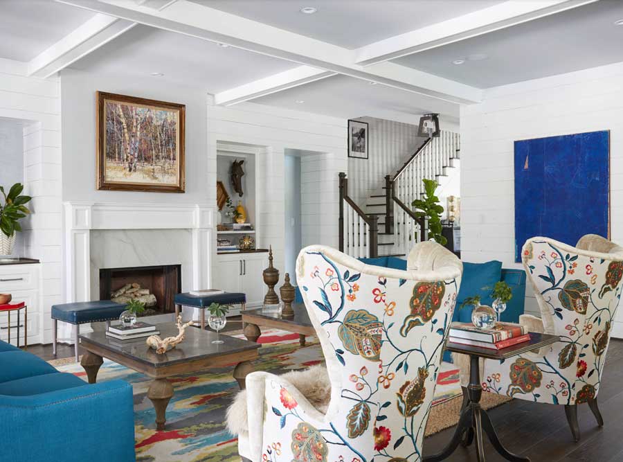spring inspired textiles for living room design