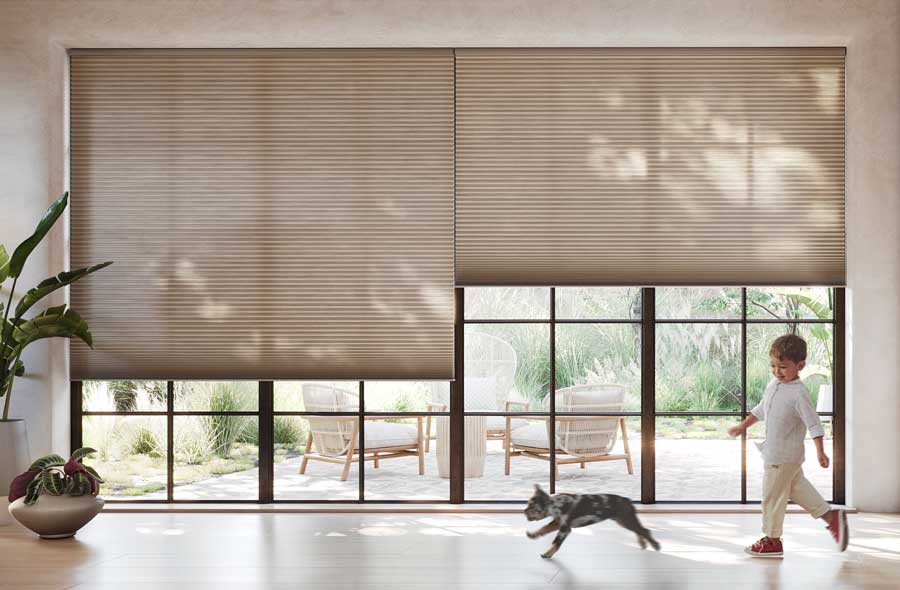 bonus space window treatments for large windows hunter douglas
