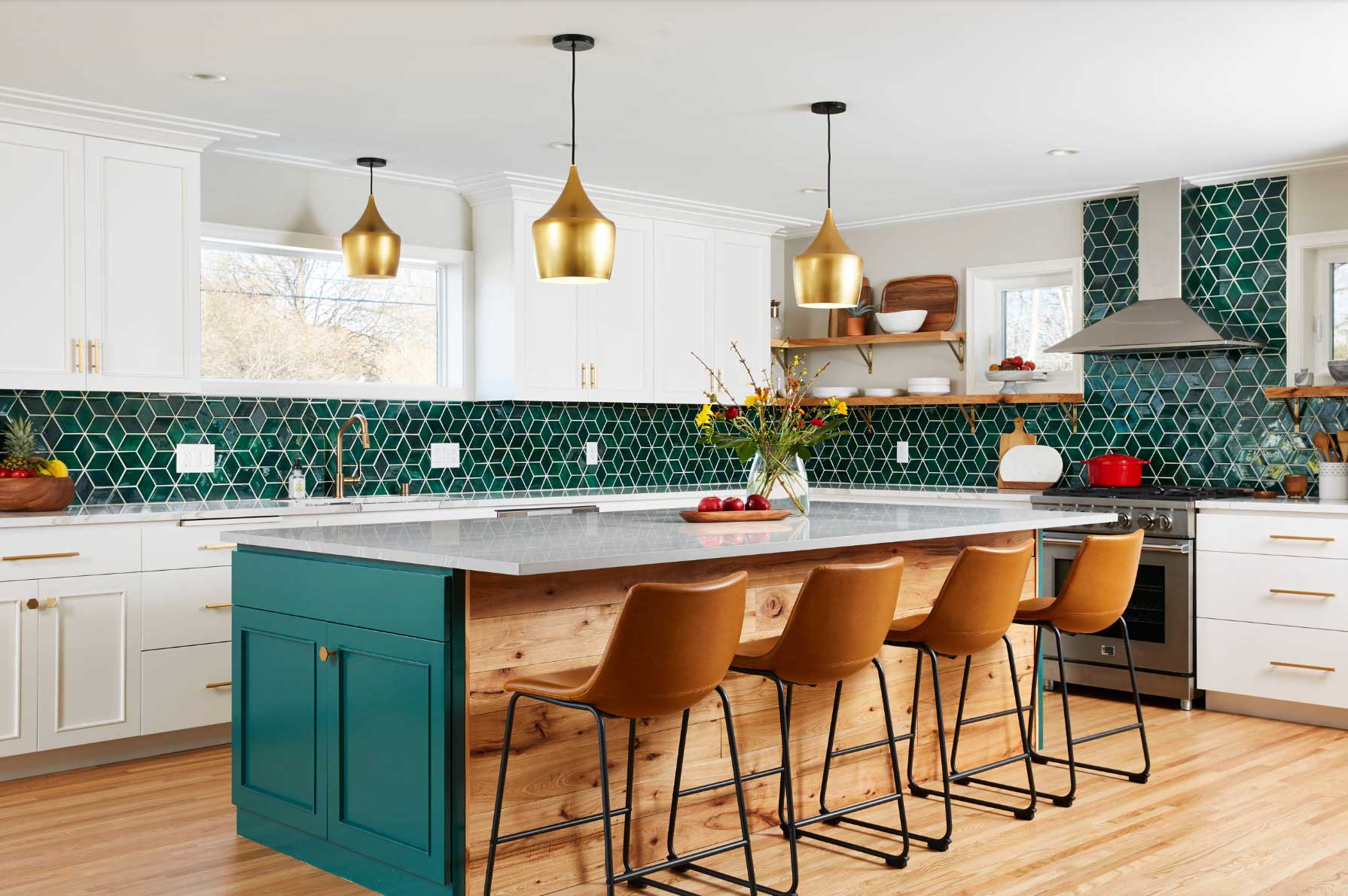 deep green pantone palette colors kitchen london ontario