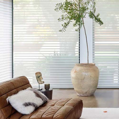 white sheer shades for living room windows