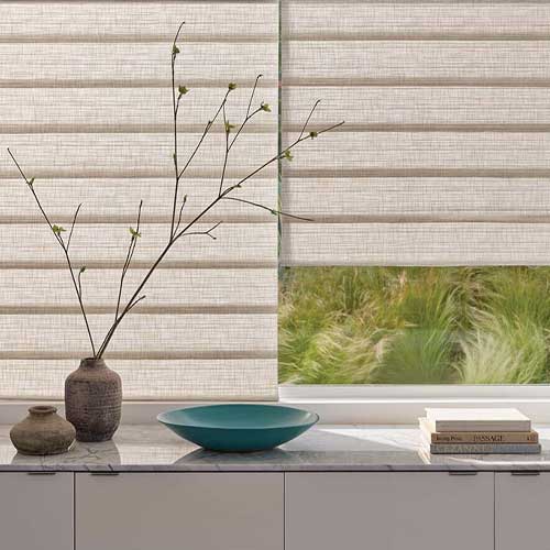 white sheer shades for living room windows